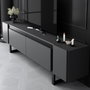Hanah Home Yildiz Soporte para Televisión Antracita y Negro